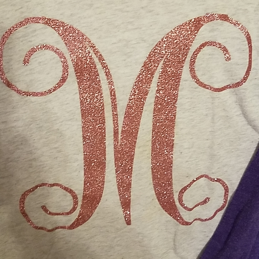 M Monogram baseball tee - Picture 2 of 3